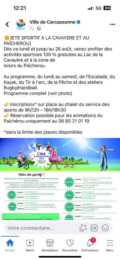 דירות Carcassonne Aigle D Or מראה חיצוני תמונה